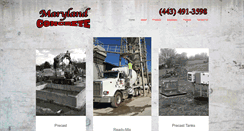 Desktop Screenshot of marylandconcreteinc.com